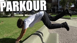 10 MOVIMENTOS MAIS FACEIS DE PARKOUR!!! #2