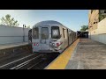 mta nyc subway r46 r179 u0026 r211 a and s trains @ broad channel station 10 5 23