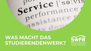 Was macht das Studierendenwerk?