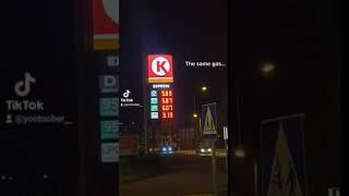 Polish gas prices comparison