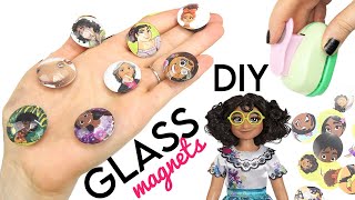Disney Encanto DIY Glass Magnets! Mirabel, Isabella, Antonio, Luisa, Bruno