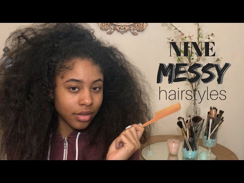 NINE messy OR curly QUICK & EASY hairstyles | Isis Aryon NINE messy OR curly QUICK & EASY hairstyles | Isis Aryon