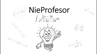 16.35.  Oblicz całkę nieoznaczoną (5/6x-16)/(x^2+3x-18) dx