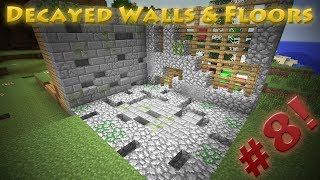 How to Make Decaying Walls and Floors in Minecraft - Detail Tutorial #8