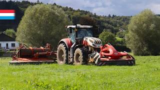 Mowing Silage | Steyr Terrus 6270 CVT // Kuhn Butterfly | Luxembourg 2024