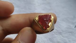 Spinel Crystal Ring