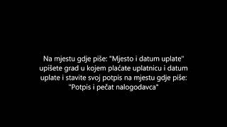 Kako ispuniti saobraćajnu kaznu za ZE-DO kanton