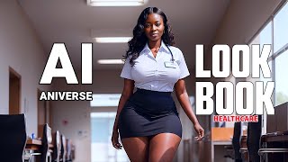 AI Lookbook [4K]: Nurse on the ward 2: Imani