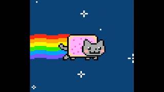 nyan cat but its a fucking mess