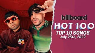 Billboard Hot 100 Songs Top 10 This Week | July 25th, 2022