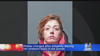 Police find baby in tent of Manchester woods, mother facing felony charges