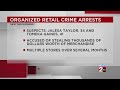 2 serial shoplifters charged with stealing thousands in merchandise