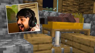 Mutahar Laughing at Minecraft Villager hit by Piston #Shorts