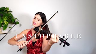 UNSTOPPABLE -  Sia | Electric Violin Cover - Barbara The Violinist