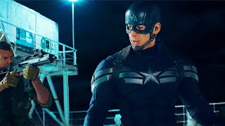Captain America Opening Ship Fight Scene - Captain America The Winter Soldier 2014 Movie Clip Hd