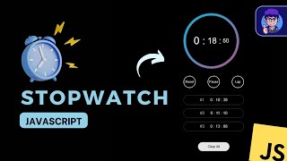 How to make Stopwatch Project in JavaScript! 🕒 | JS Tutorial