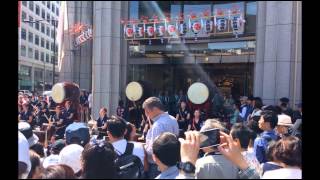 2015年5月3日　藤岡諏訪神社御神輿　日本橋三越 展示　ｵｰﾌﾟﾆﾝｸﾞｾﾚﾓﾆｰ