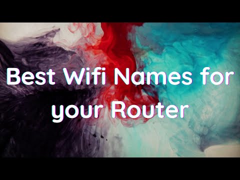 The best names for routers and home networks