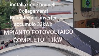 IMPIANTO FOTOVOLTAICO 11kW COMPLETO