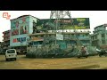 driving in the street of dimapur street of dimapur nagaland