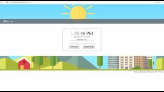 Employee Time Card - Clock in clock out