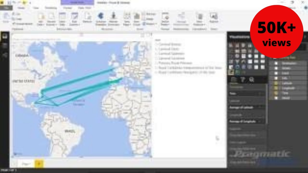 Power Bi Route Map Example - Design Talk