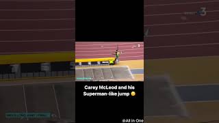 Superman like jump #longjump #olympics #athletics #superman #shorts