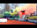 01.03.2020 FC Dornbirn - Wacker Innsbruck 0:4, Pyro, Rauch, Pyrotechnik, Gästeblock, Awaysector