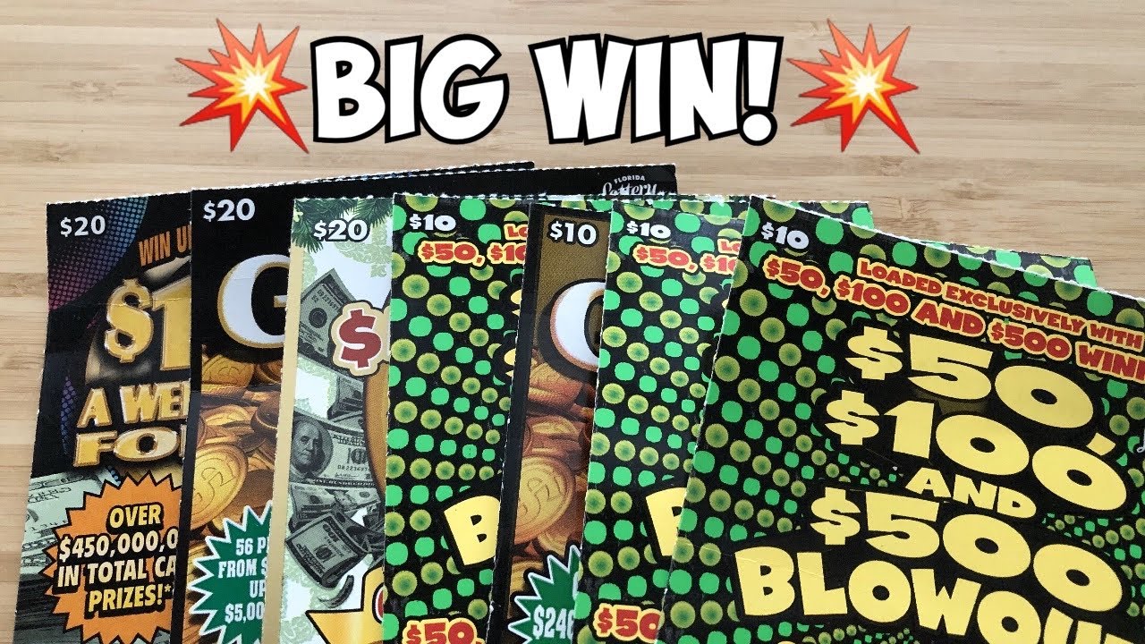 Big Win Found! | I Spent $100 On Florida Lottery Tickets! - YouTube