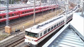 東武350系特急「きりふり」浅草行き　東京スカイツリー付近を通過