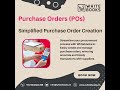 Purchase Orders (POs)Simplified Purchase Order Creation #invoiceprocessing #opportunity