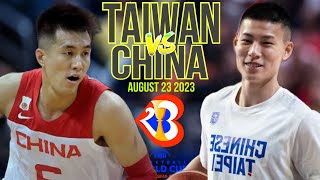 Taiwan 🇹🇼 vs 🇨🇳 China Full Highlights Game | Preparing For 2023 Fiba World Cup | ball sports