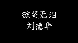 刘德华 - 欲哭无泪 (动态歌词)