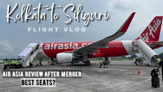 Kolkata to Siliguri in 40mins | CHEAP and BEST Airline REVIEW | BEST Seats in the Sky!!