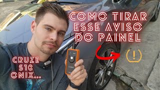 COMO TIRAR ALERTA DE PRESSÃO DOS PNEUS DO PAINEL ! SEM SAIR DE CASA (CRUZE , S10 , ONIX ...)