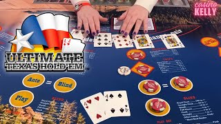 Even the Pit Boss was SHOCKED! Ultimate Texas Hold em Poker