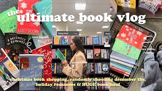 THE ULTIMATE CHRISTMAS BOOK VIDEO! 🎄🧸✨barnes trip, book haul, + reading vlog!