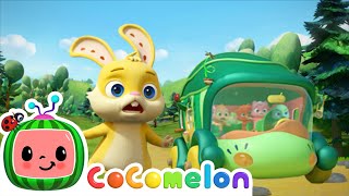 Wheels on the Bus! | CoComelon Animal Time | Animal Nursery Rhymes