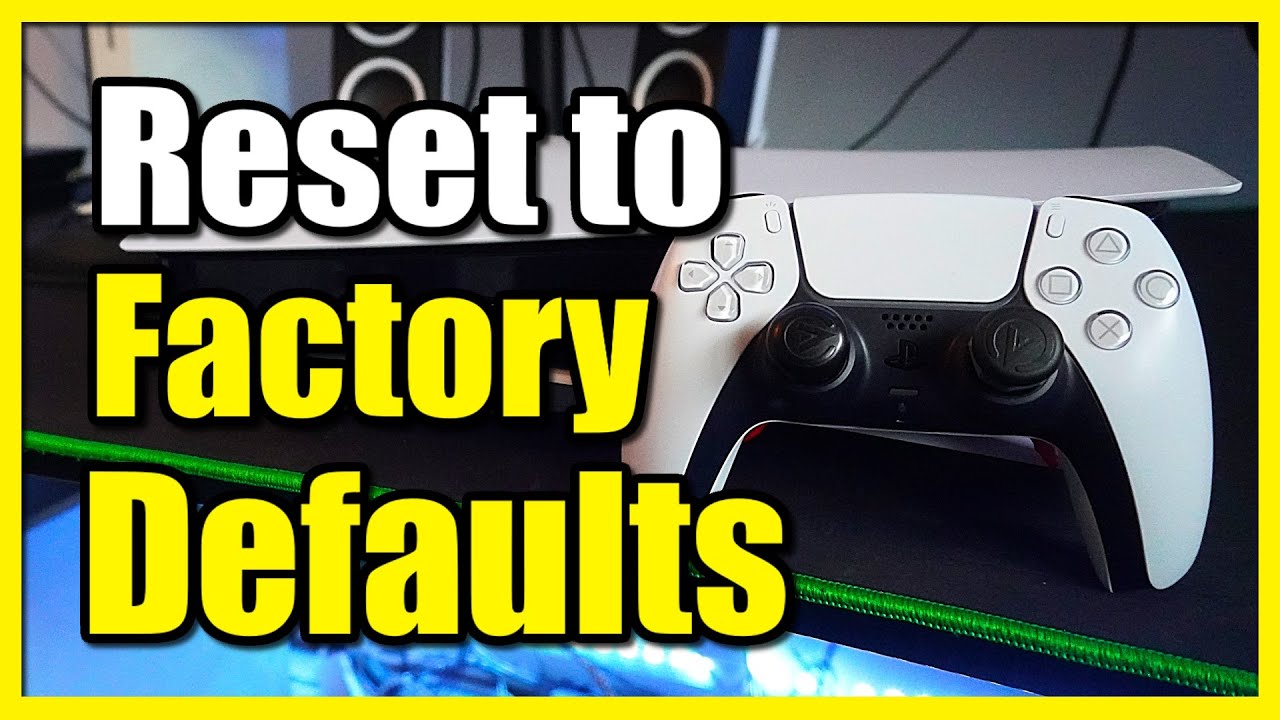 How To Factory Reset PS5 In Settings Menu (Quick Method) - YouTube