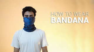 How to Wear a Bandana | 5 Ways | Mask Alternative