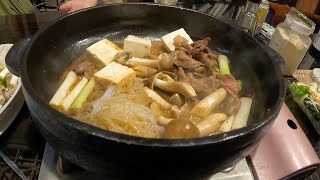 【すき焼き】松阪牛のすき焼きとシメの濡れチャーハン