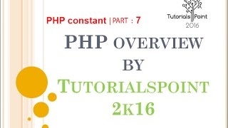 PHP Tutorial for Beginners7# What are PHP Constants and Constants are case sensitive ?