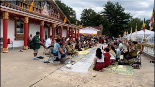 ບຸນຜ້າປ່າທີ່ວັດລາວDes Moines, 06/22/2024. Festival in Lao temple, Des Moines