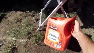 Dispersed Camping Must Have - Exterior Wash Station Made From Recycled Laundry Detergent Containers