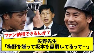 矢野先生、阪神梅野坂本論争に回答「一般論として、ぼくも人間ですから好き嫌いがあることは否定しません。」【なんJ/なんG/プロ野球反応/2ch/5ch/まとめ】