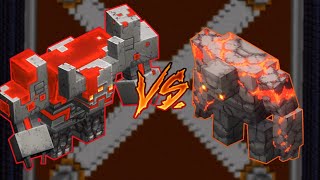 Redstone Monstrosity Vs. Redstone Golem | 1.16.5 Minecraft (Mob Battle)