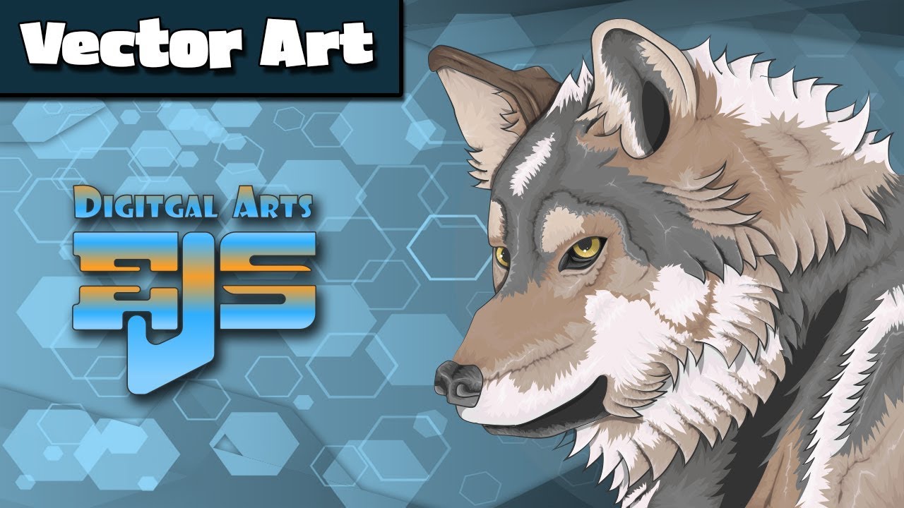 Adobe Illustrator Cartoon Vector Wolf Speed Vector Art Video