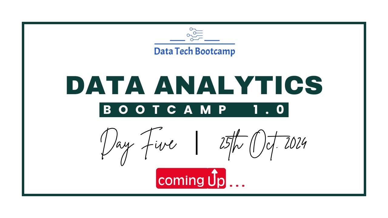 Data Analytics Bootcamp 1 0 Day Five Power Bi Youtube