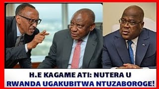 🚨 H.E.P KAGAME ATI: Nimukubitwa NTIMUKABOROGE! Atanze gasopo kubashaka kugirira nabi u RWANDA.