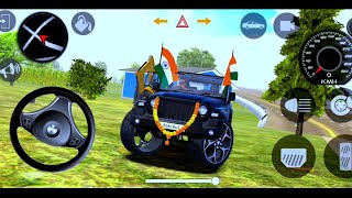 Dollar (Song) Modified Mahindra Black Thar👿 || Indian Cars Simulator 3D || Andro